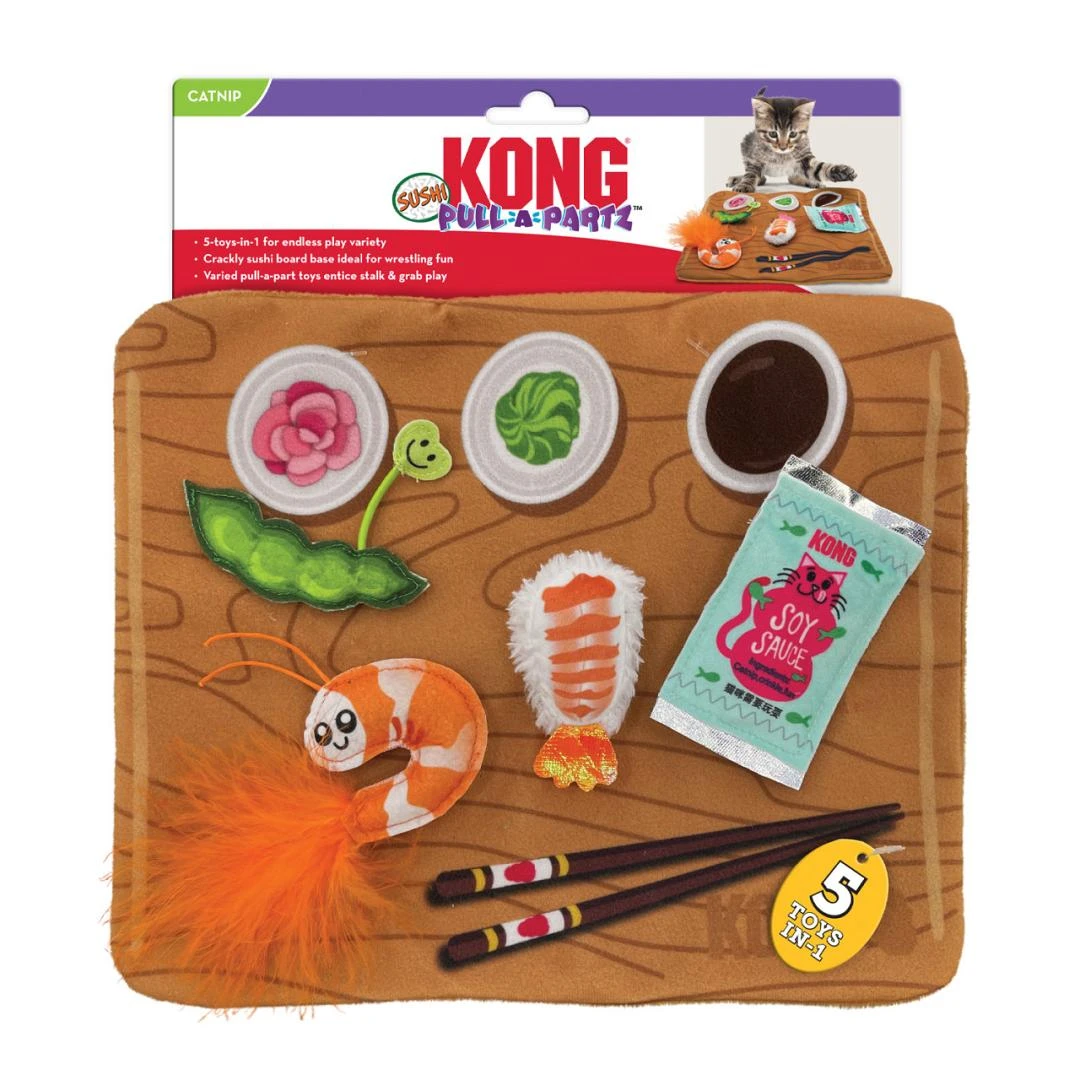 Kong Pull-A-Partz Sushi - Image 3