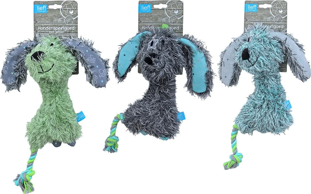 Lief! Lifestyle Boys Teckel Met Piep Assorti 28 Cm