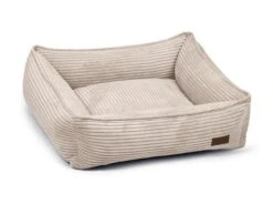 Designed By Lotte Hondenmand Ribbed Lichtgrijs