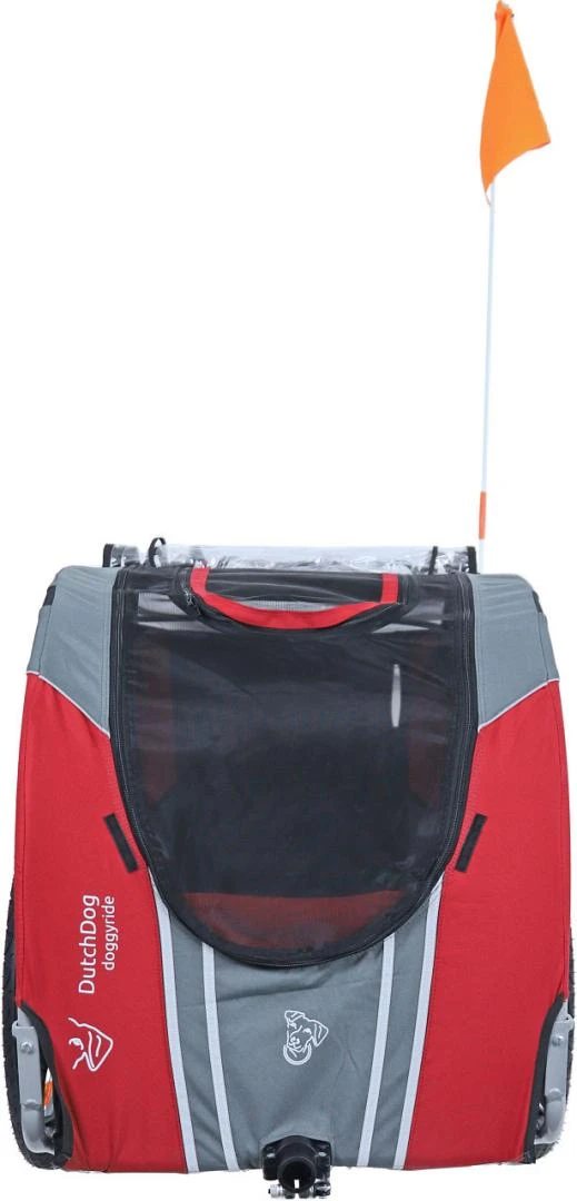 DoggyRide Hondenfietskar Novel 20 Cabin Rood/Grijs - Image 2