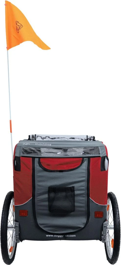 DoggyRide Hondenfietskar Novel 20 Cabin Rood/Grijs - Image 3