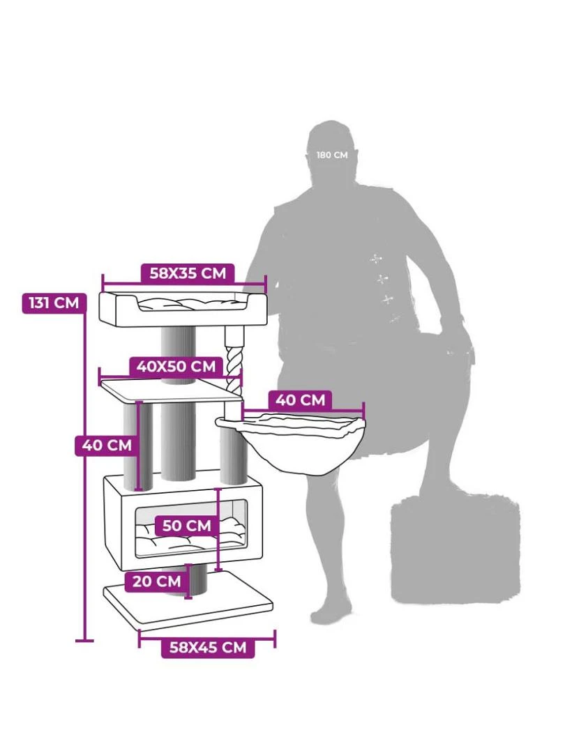 Petrebels Krabmeubel Lucky Bastards Parklane 131 Grey - Image 2