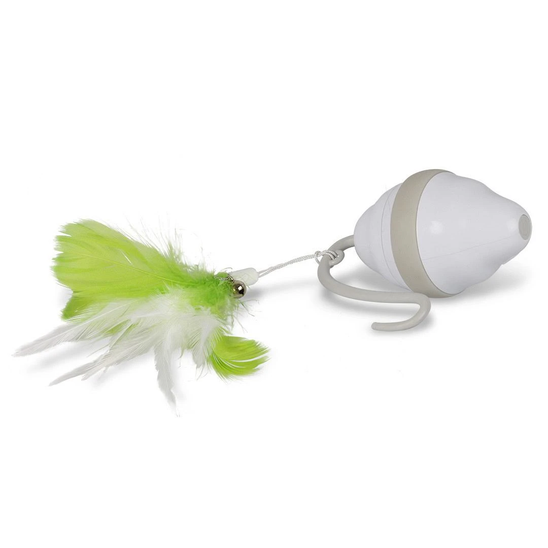 EBI Kattenspeelgoed Speedy Mouse Wit/Groen