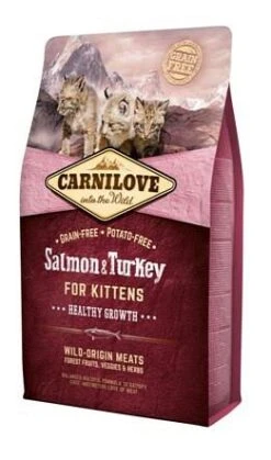Carnilove Kattenvoer Salmon & Turkey Kittens 2 Kg