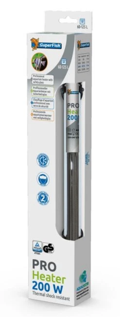 SuperFish Pro Heater 200W 60-125 Ltr