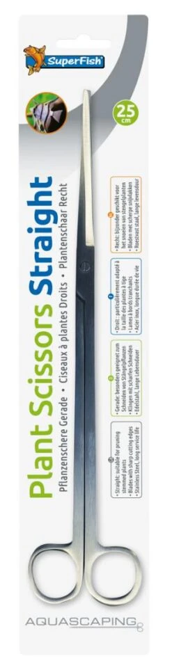 SuperFish RVS Plantenschaar Recht 25 Cm