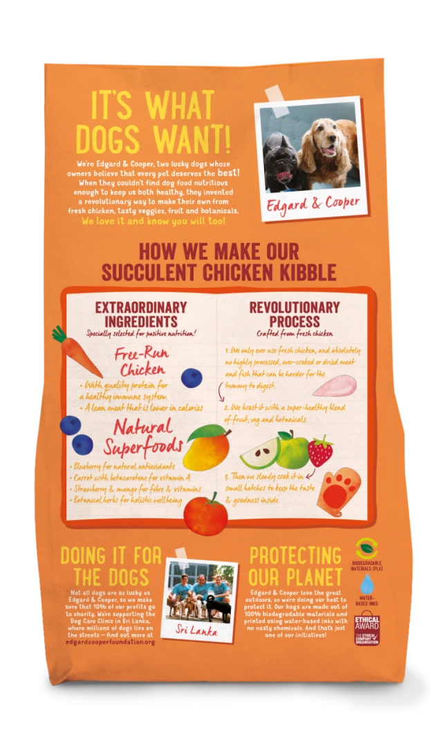 Edgard & Cooper Hondenvoer Adult Kip 2,5 Kg - Image 2