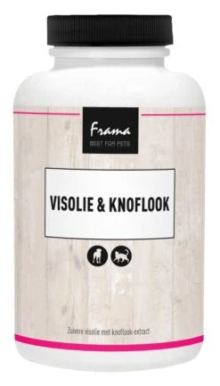 Frama Best For Pets Visolie & Knoflook 200 Capsules