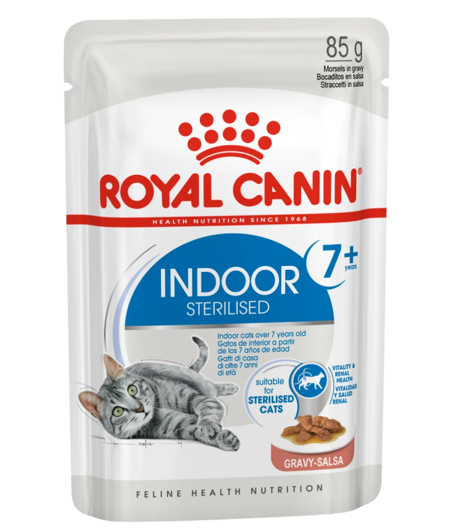Royal Canin Kattenvoer Indoor 7+ In Gravy 12 X 85 Gr - Image 2