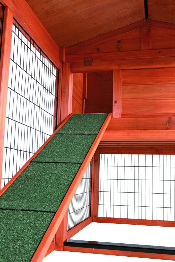 TRIXIE Natura Knaagdierhok Met Ren Bruin - Image 2