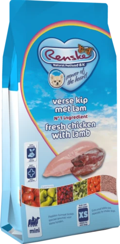 Renske Hondenvoer Super Premium Mini Kip & Lam 2 Kg
