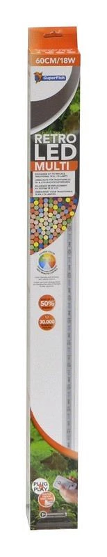 SuperFish Ledverlichting Retro Multi T8 & JT5 60 Cm/18 W