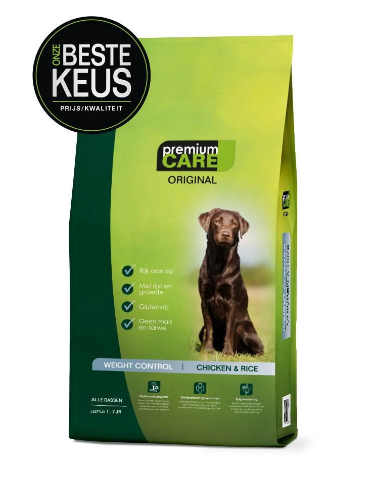 Premium Care Original Weight Control Chicken & Rice 3 Kg